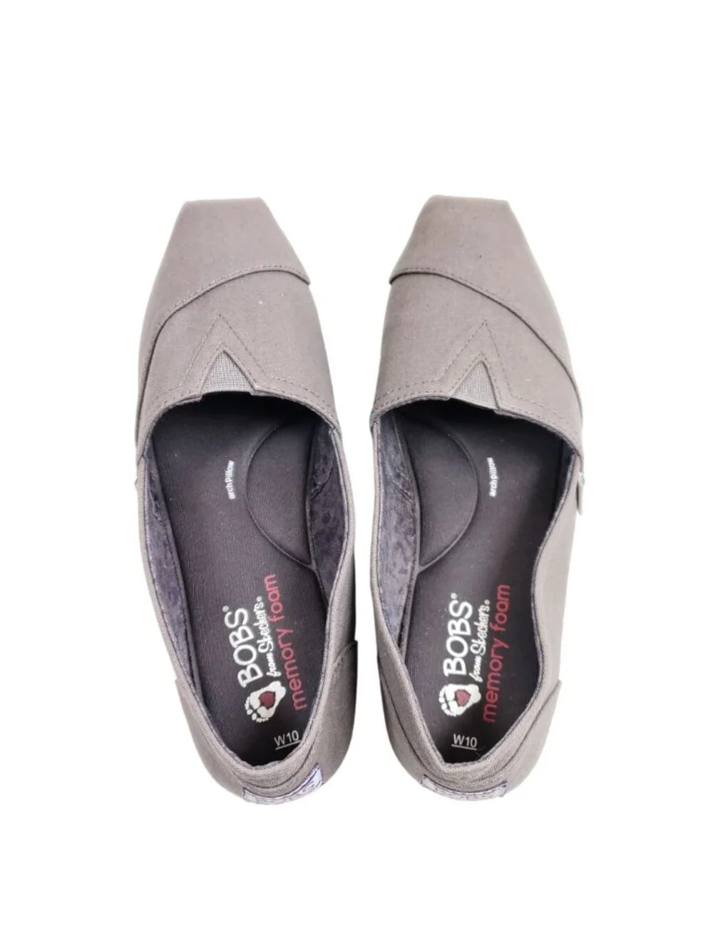 Bob's by Skechers Women's Size 10 Espadrilles Gray Canvas